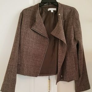 Brown pants and jacket suit